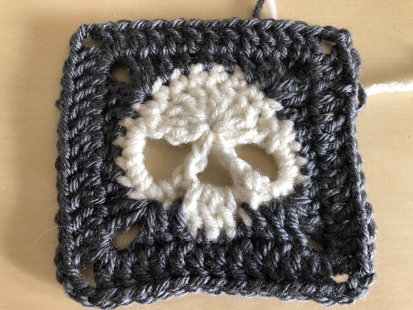Granny Square Skull Sweater Crochet Pattern