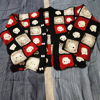 Granny Square Skull Sweater Crochet Pattern