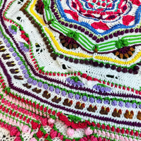 Petal Mandala Crochet Blanket Pattern