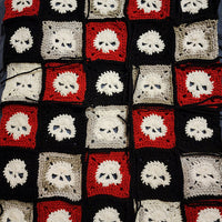 Granny Square Skull Sweater Crochet Pattern