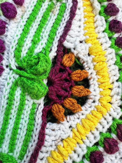 Petal Mandala Crochet Blanket Pattern