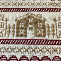 Mosaic Gingerbread Blanket Crochet Pattern