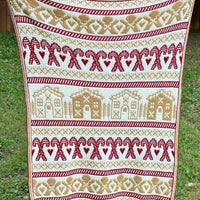 Mosaic Gingerbread Blanket Crochet Pattern