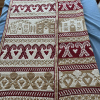 Mosaic Gingerbread Blanket Crochet Pattern