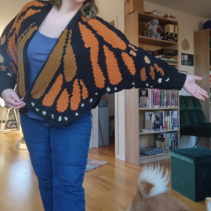 Butterfly Bloom Cardigan Crochet Pattern