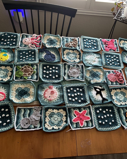 Ocean Pals Blanket - Crochet Pattern