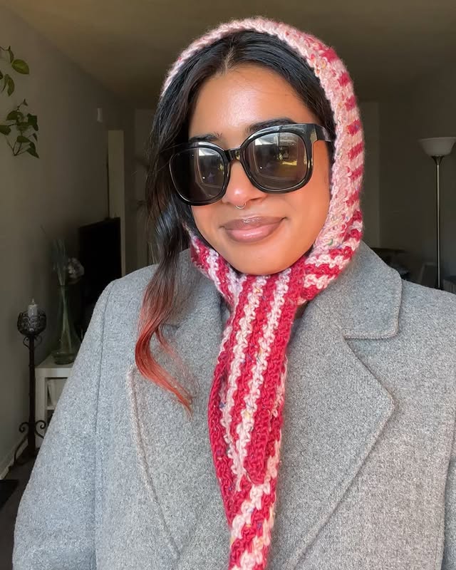 Cozy Hooded Scarf Crochet Pattern