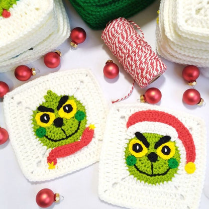 Christmas Granny Squares Crochet Pattern Bundle