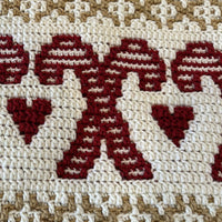 Mosaic Gingerbread Blanket Crochet Pattern