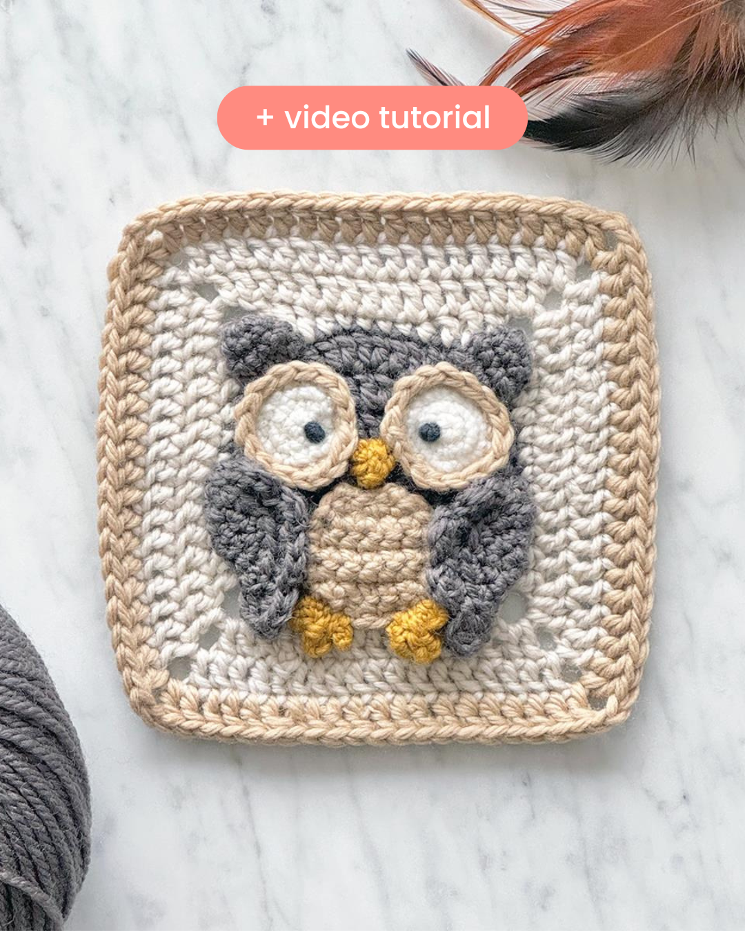 Animal Granny Square Pattern Bundle + Videos