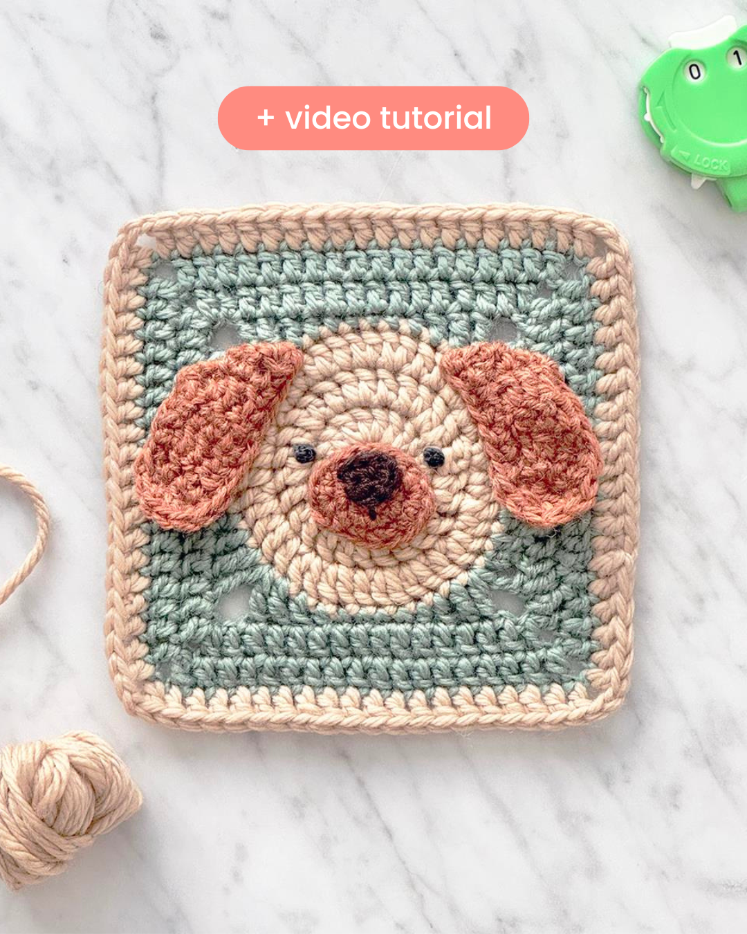 Animal Granny Square Pattern Bundle + Videos