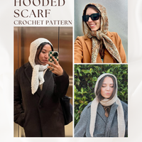 Cozy Hooded Scarf Crochet Pattern