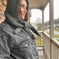 Cozy Hooded Scarf Crochet Pattern