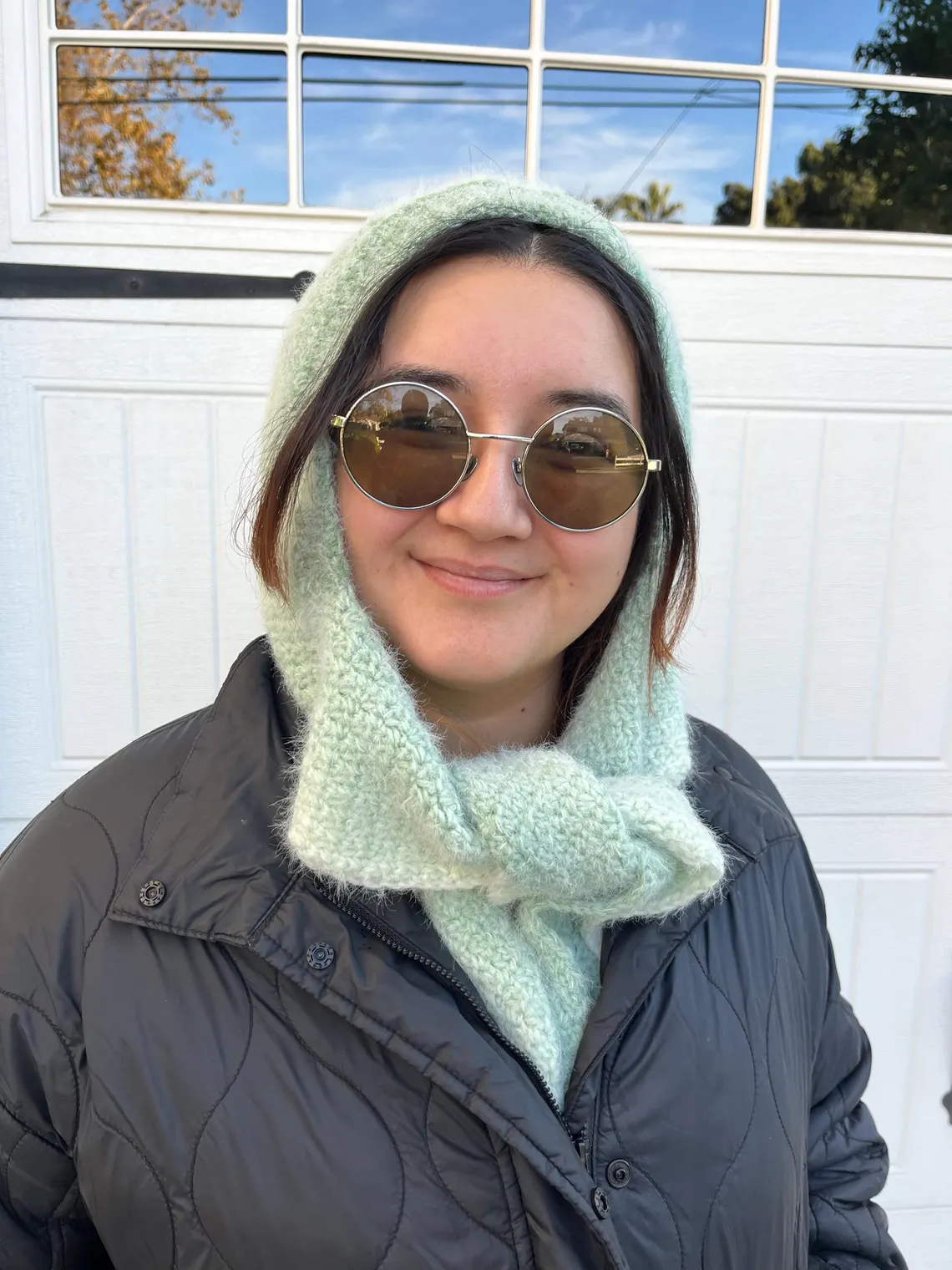 Cozy Hooded Scarf Crochet Pattern
